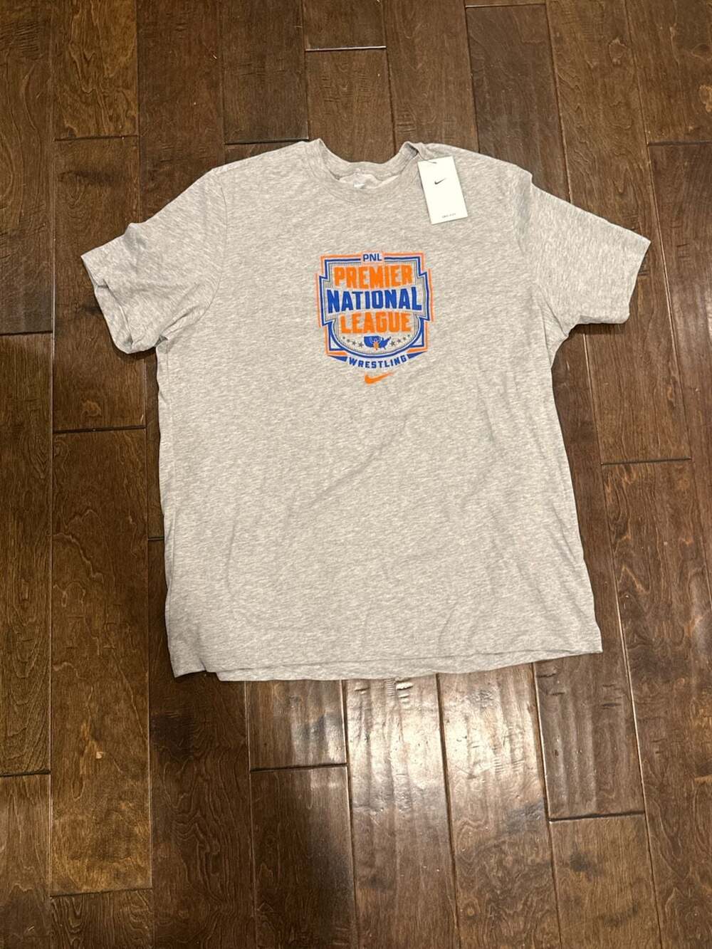 Nike Dri-FIT Premier National League Wrestling T-Shirt Size XL Gray